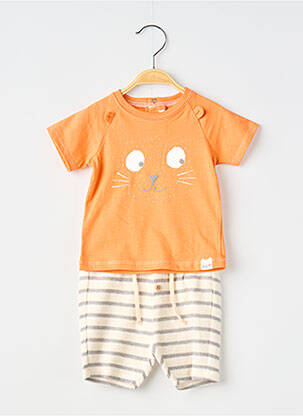 Set șort portocaliu ABSORBA băiat
