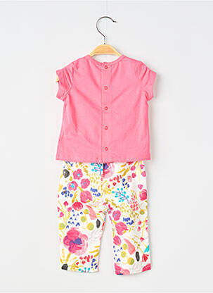 Set pantaloni tip de tricou roz CATIMINI fată