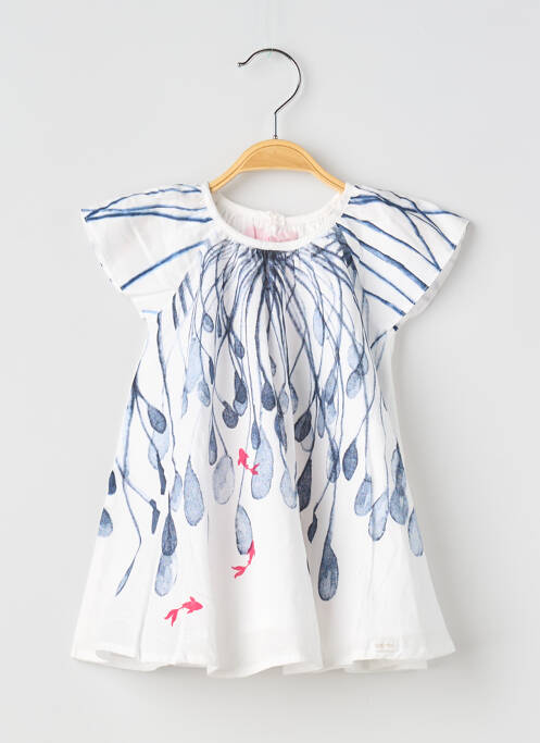 Rochie midi alb CATIMINI fată