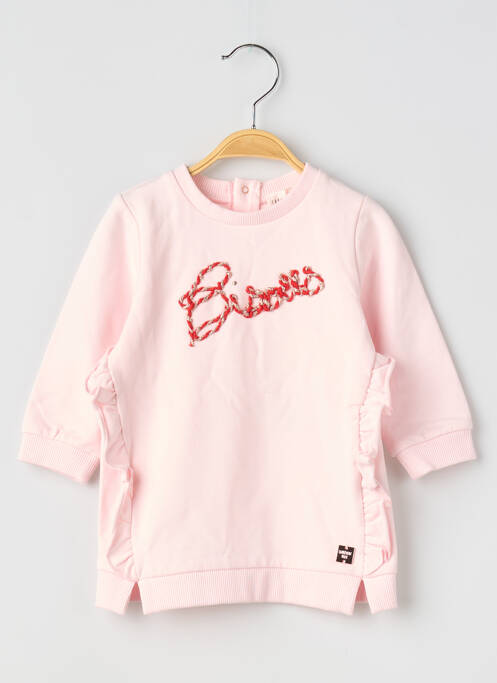 Rochie midi roz CARREMENT BEAU fată