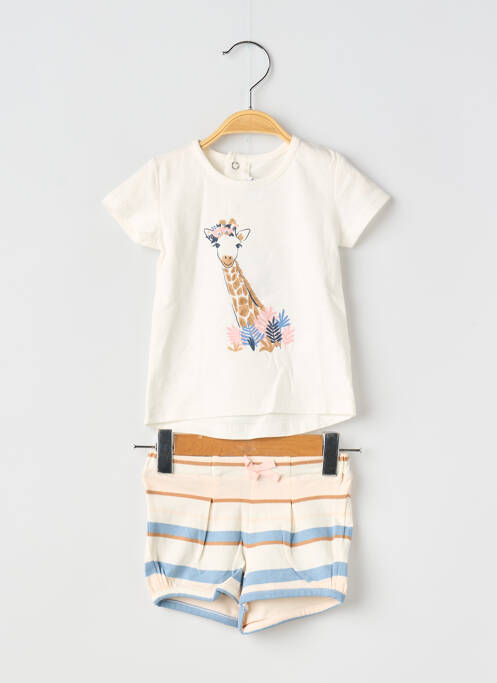 Set șort bej ABSORBA fată