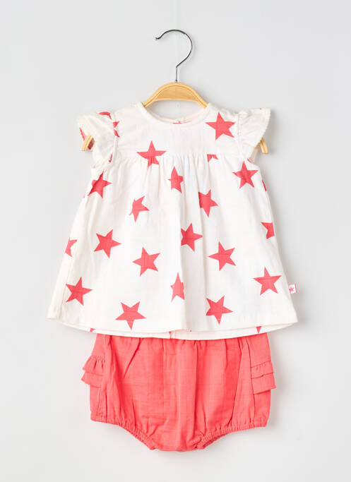 Set șort roșu ABSORBA fată