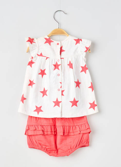 Set șort roșu ABSORBA fată