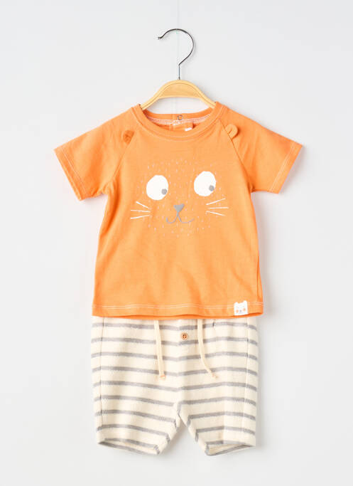 Set șort portocaliu ABSORBA băiat