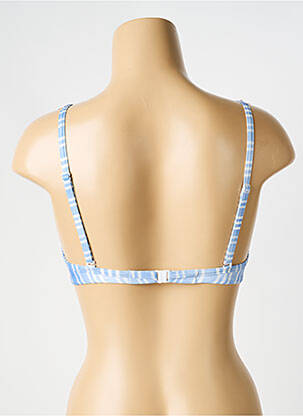 Sutien de costum de baie elasticitate top triunghiuri albastru WATERCULT femeie