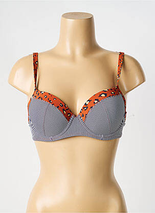 Sutien de costum de baie elasticitate top sutien modelat albastru LINGADORE femeie