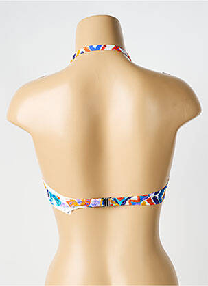 Sutien de costum de baie elasticitate top sutien modelat albastru ANTIGEL femeie