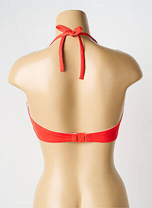 Sutien de costum de baie elasticitate top sutien modelat portocalie HUIT femeie
