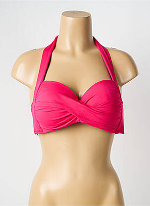 Sutien de costum de baie elasticitate top sutien modelat roz SEAFOLLY femeie