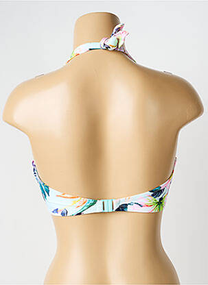 Sutien de costum de baie elasticitate top bentiță alb FANTASIE femeie
