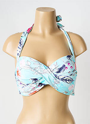 Sutien de costum de baie elasticitate top sutien modelat albastru SEAFOLLY femeie