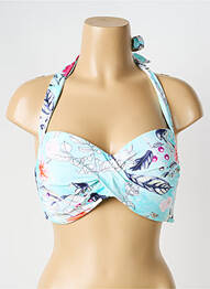 Sutien de costum de baie elasticitate top sutien modelat albastru SEAFOLLY femeie