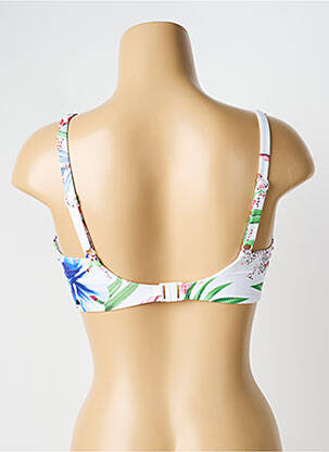 Sutien de costum de baie elasticitate sutien cupe întregi cu decolteu înalt alb FANTASIE femeie