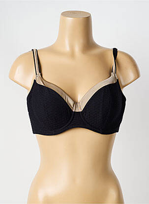 Sutien de costum de baie elasticitate sutien cupe întregi cu decolteu înalt negru FANTASIE femeie