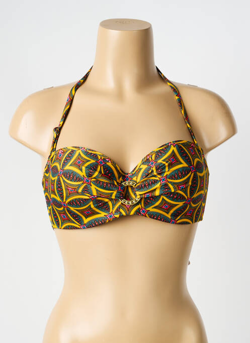 Sutien de costum de baie galben ANTIGEL femeie