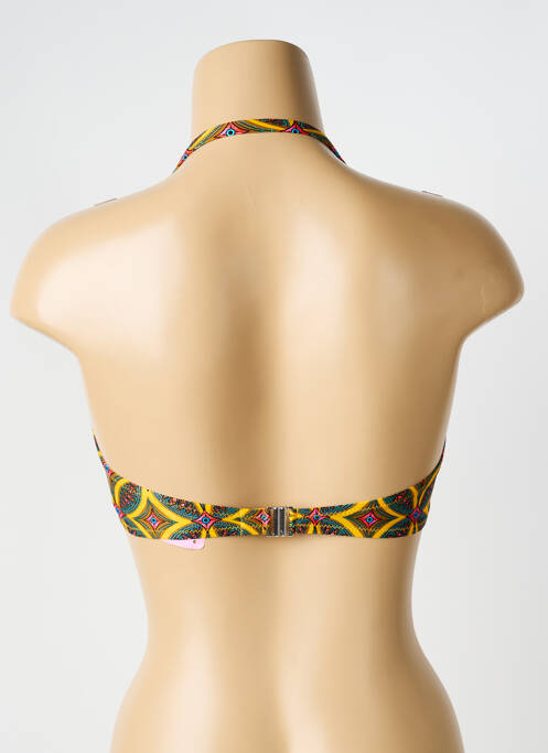 Sutien de costum de baie galben ANTIGEL femeie