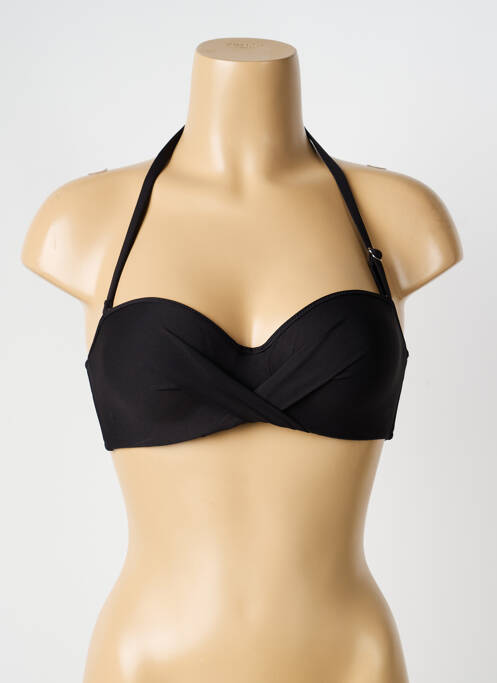 Sutien de costum de baie negru ANTIGEL femeie