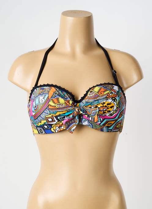 Sutien de costum de baie negru ANTIGEL femeie