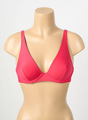 Sutien de costum de baie elasticitate top triunghiuri roz SIMONE PERELE femeie