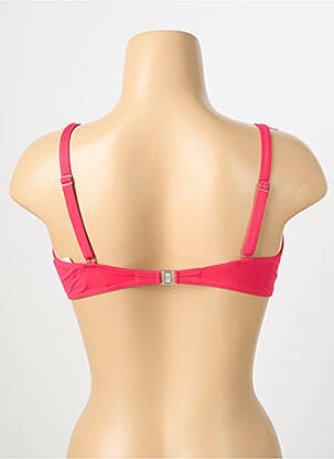 Sutien de costum de baie elasticitate sutien cupe întregi cu decolteu înalt roz SIMONE PERELE femeie