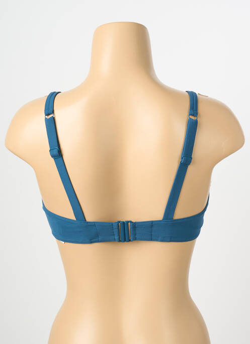 Sutien de costum de baie elasticitate sutien cupe întregi cu decolteu înalt albastru SIMONE PERELE femme