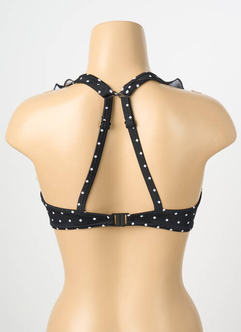 Sutien de costum de baie elasticitate sutien cupe întregi cu decolteu înalt negru FREYA femme