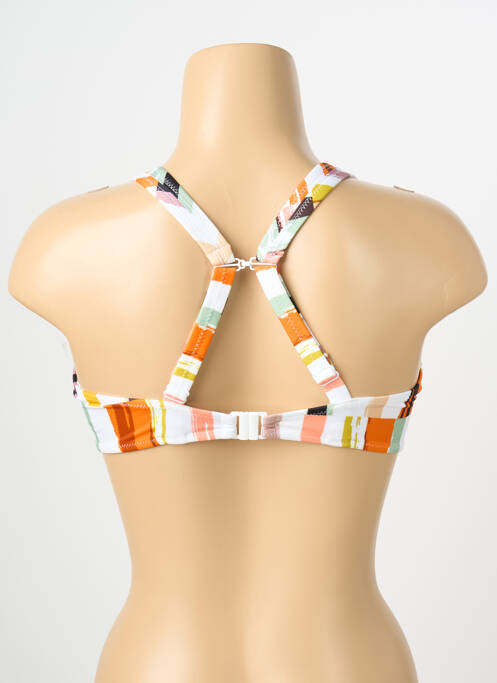 Sutien de costum de baie elasticitate sutien cupe întregi cu decolteu înalt alb FREYA femme