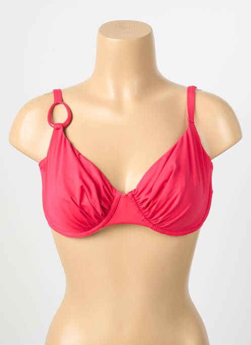 Sutien de costum de baie elasticitate sutien cupe întregi cu decolteu înalt roz SIMONE PERELE femme