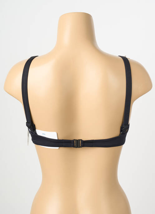 Sutien de costum de baie elasticitate sutien cupe întregi cu decolteu înalt negru LIDEA femme