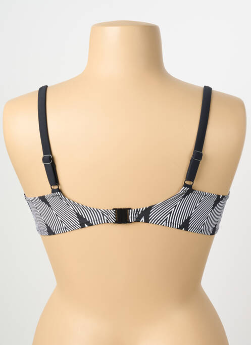Sutien de costum de baie elasticitate sutien cupe întregi cu decolteu înalt negru FANTASIE femme