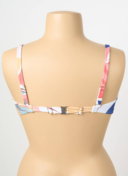 Sutien de costum de baie elasticitate sutien cupe întregi cu decolteu înalt alb BLUE LOBSTER femme