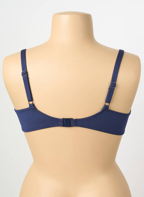 Sutien de costum de baie elasticitate sutien cupe întregi cu decolteu înalt albastru FANTASIE femme