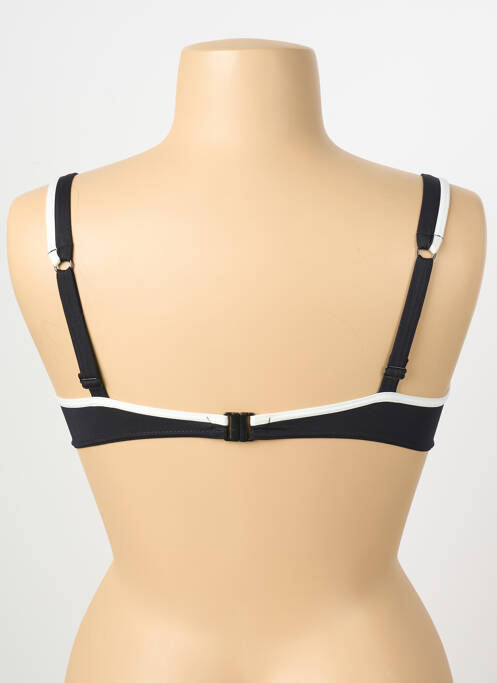 Sutien de costum de baie elasticitate sutien balconet cu decolteu înalt negru HUIT femme