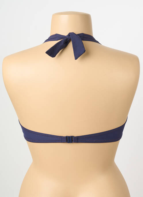 Sutien de costum de baie elasticitate sutien cupe întregi cu decolteu înalt albastru PRINCESSE TAM-TAM femme