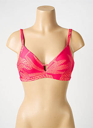 Sutien de costum de baie elasticitate sutien balconet cu decolteu înalt roz SIMONE PERELE femeie
