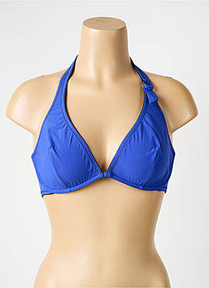 Sutien de costum de baie elasticitate sutien balconet cu decolteu înalt albastru PRINCESSE TAM-TAM femme