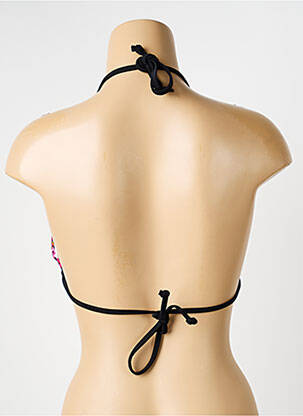 Sutien de costum de baie elasticitate top triunghiuri negru SUN GLOW femeie