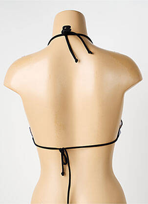 Sutien de costum de baie elasticitate top triunghiuri negru SUN GLOW femeie