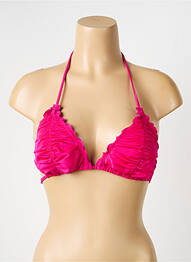 Sutien de costum de baie elasticitate sutien cu susținere înaltă și burete detașabil roz SEAFOLLY femme