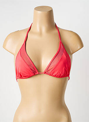 Sutien de costum de baie elasticitate top triunghiuri roșu BLUELOBSTER femme