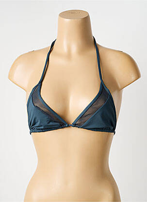 Sutien de costum de baie elasticitate top triunghiuri gri BLUELOBSTER femeie