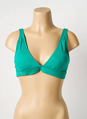 Sutien de costum de baie elasticitate sutien cu susținere înaltă și burete detașabil verde GRAIN DE SABLE femeie