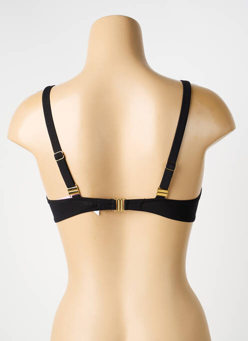 Sutien de costum de baie elasticitate sutien balconet cu decolteu înalt negru ANTIGEL femme