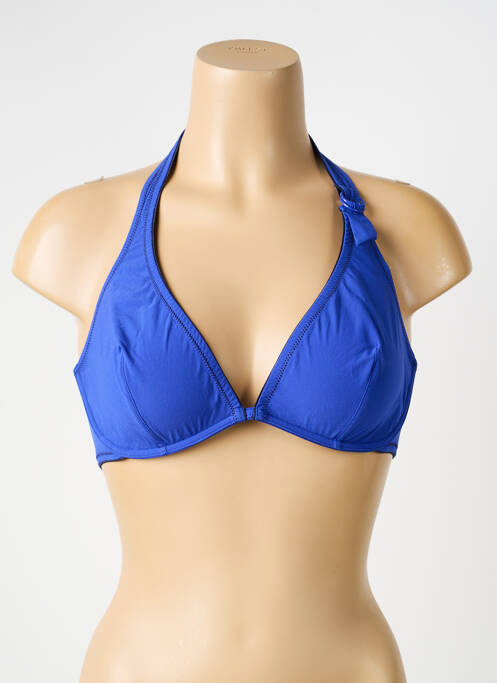Sutien de costum de baie elasticitate sutien balconet cu decolteu înalt albastru PRINCESSE TAM-TAM femme