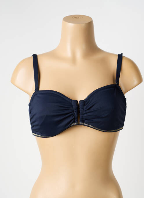 Sutien de costum de baie elasticitate top bentiță albastru BLUELOBSTER femme
