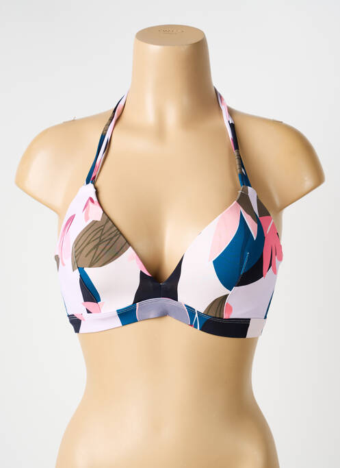 Sutien de costum de baie elasticitate top sutien modelat roz LINGADORE femme