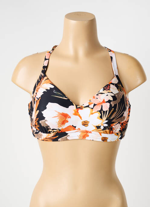 Sutien de costum de baie elasticitate sutien balconet cu decolteu înalt negru SEAFOLLY femme