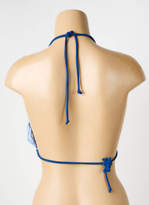 Sutien de costum de baie elasticitate top triunghiuri albastru SUN GLOW femme