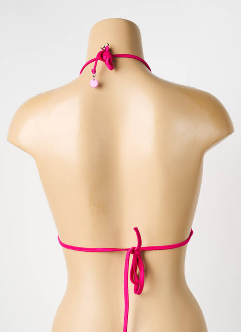 Sutien de costum de baie elasticitate sutien cu susținere înaltă și burete detașabil roz SEAFOLLY femme