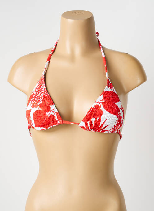 Sutien de costum de baie elasticitate sutien cu susținere înaltă și burete detașabil portocaliu BLUELOBSTER femme